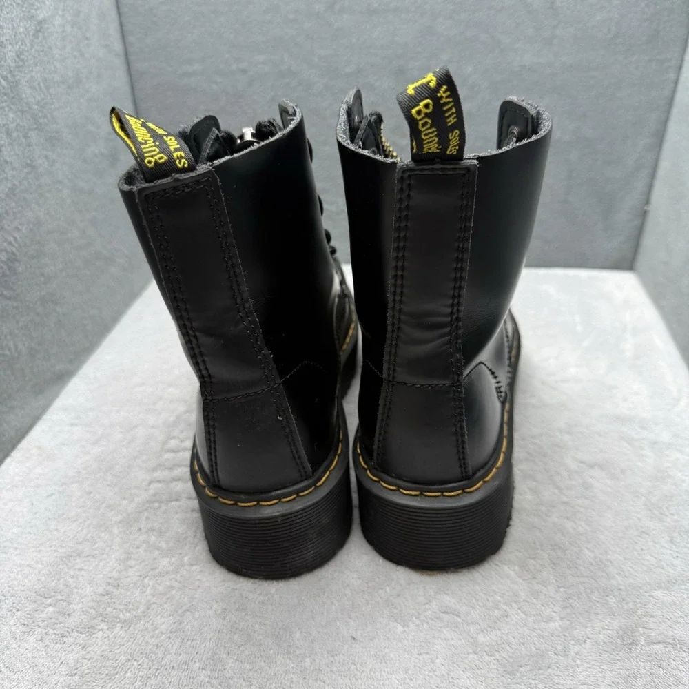 Dr. Martens Sinclair Black Leather Platform Boots 11822002 Women's 9 / EU 40
